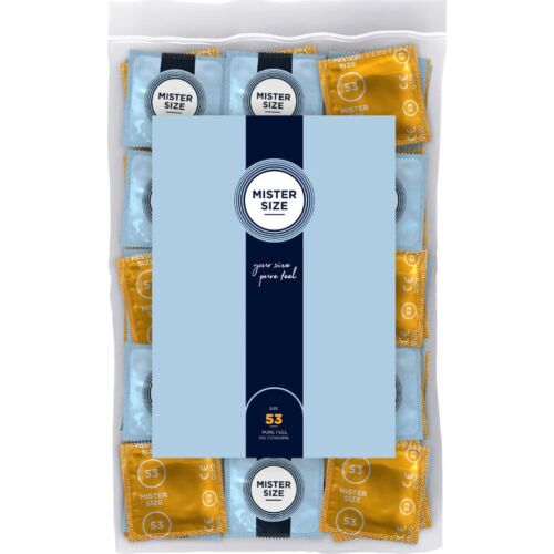 Preservativi Mister Size Talla M 53 mm - Sensazioni Potenziate