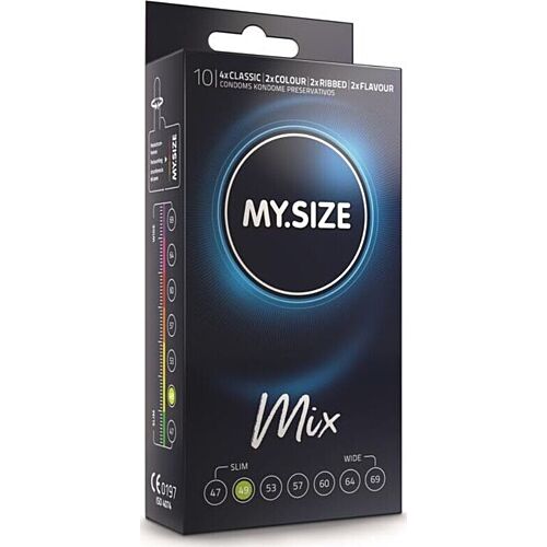 Preservativi MySize Mix 49mm - Confezione da 10
