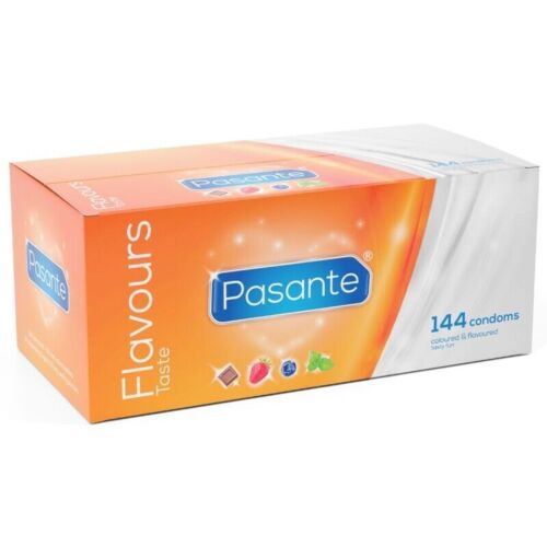 Preservativi Pasante 144 unità con aromi golosi