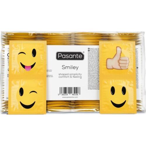 Preservativi Pasante Smiley 144 Uds con design divertente