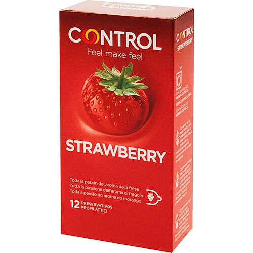 Preservativi CONTROL Adatta Fragola - Sapore di Fragola