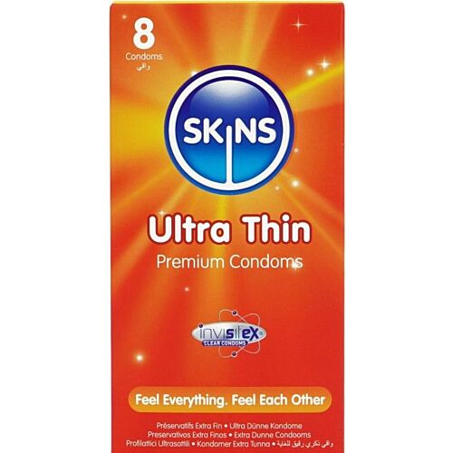 Preservativi Skins Ultra Sottile 8-Pack | Sensibilità estrema