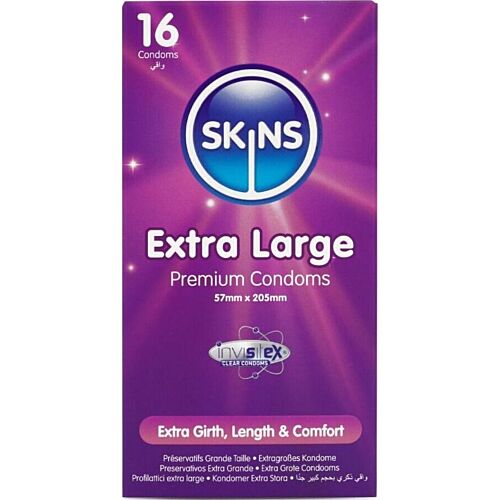 Preservativi Skins XL 16-Pack | Comfort e sicurezza