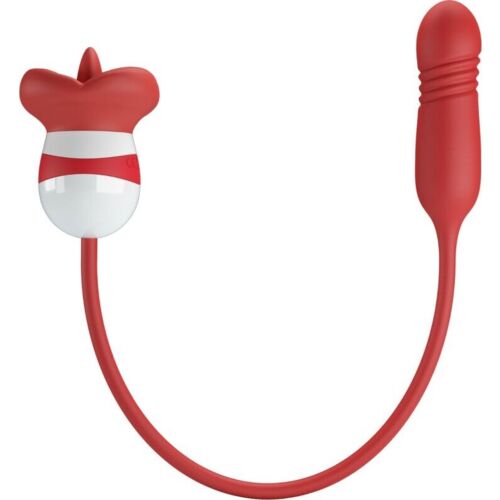 Masturbatore Pretty Love Ashlynn con lingua e stimolazione potente