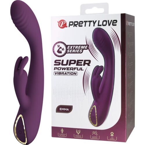 Vibratore Rabbit Pretty Love Emma con stimolatore