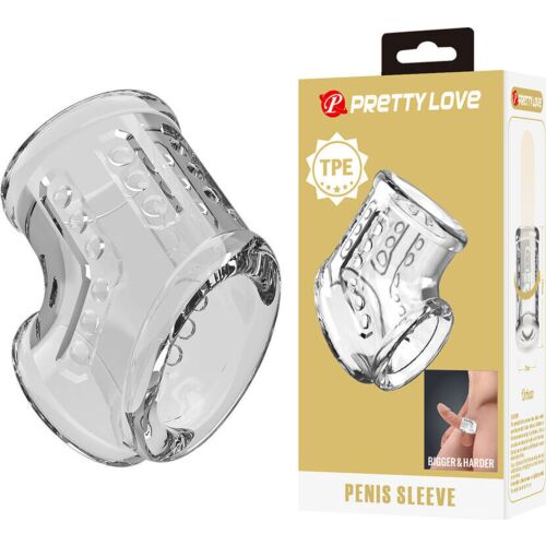 Guaina per Pene Pretty Love - Corto e Trasparente