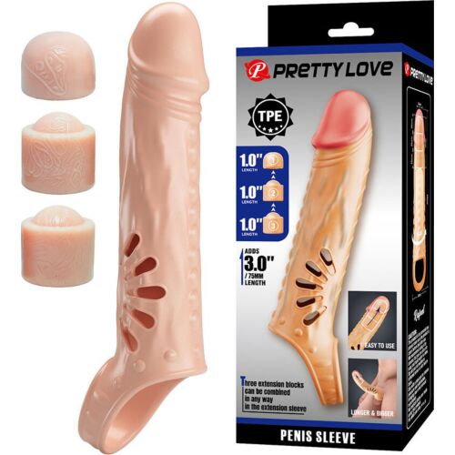 Guaina Pene Pretty Love Male con Estensori Personalizzabili