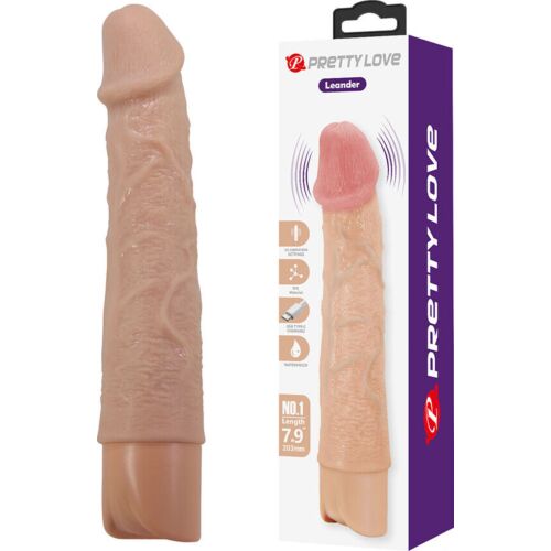 Vibratore Pretty Love Leander Flessibile con 10 modalità