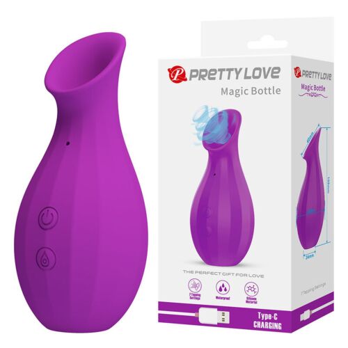 Stimolatore clitorideo ricaricabile HIGH TECH MAGIC BOTTLE