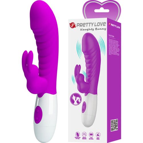 Vibratore Rabbit Pretty Love Naughty Bunny con stimolazione doppia