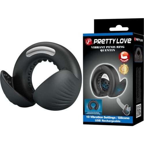 Anello con vibratore Pretty Love Quentin per pene e testicoli