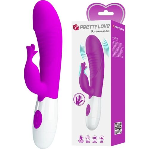 Vibratore Rabbit Pretty Love Rasmussen con stimolazione doppia