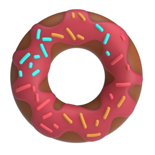 Anello per pene Pretty Love Super Donut con design divertente