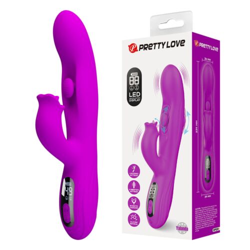 Vibratore Rabbit High Tech Yalanda con display LED