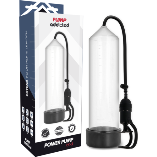 Bomba Erecție Pump Addicted RX5 Trasparente