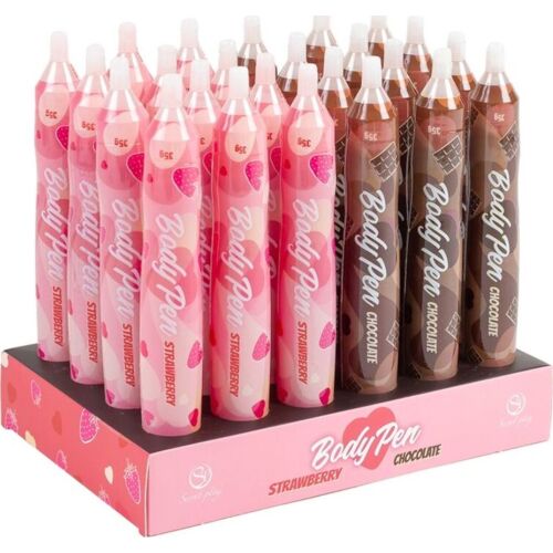 Pennarelli commestibili SECRETPLAY COSMETIC BODY PEN DISPLAY 24 unità