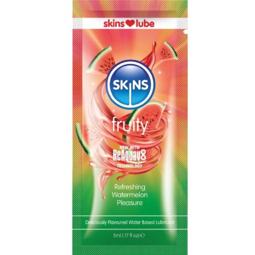 Lubrificante A Base D'Acqua SKINS Monodose Anguria 5 ml