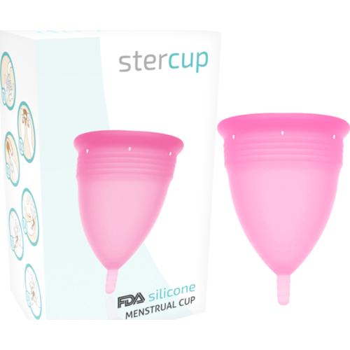 Copa Menstrual STERCUP Taglia S con utilizzo prolungato