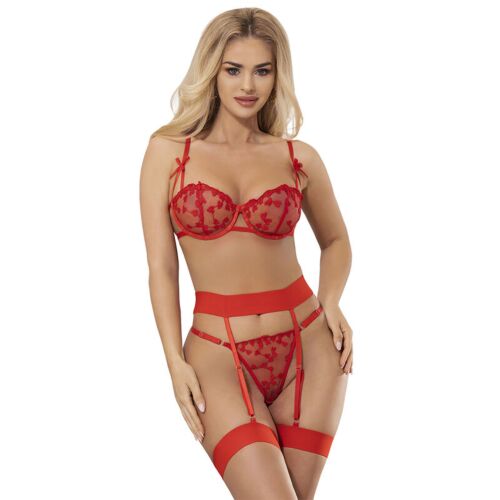Set di lingerie sexy Sublime 954321 Heart Print