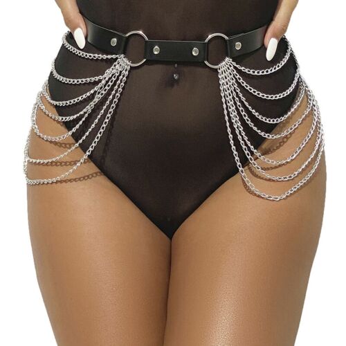Imbracatura SUBBLIME FETISH Chainbelt con dettagli in catena