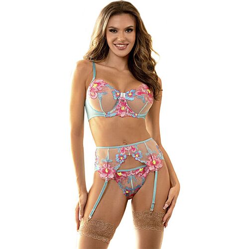 Conjunto lingerie Sublime Set floral design