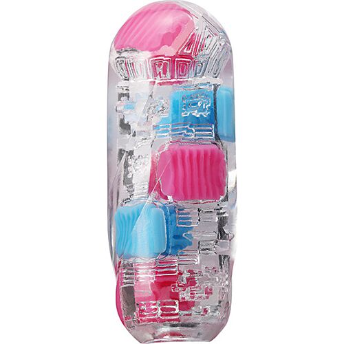 Masturbatore Tenga Bobble Crazy Cubes con design futurista