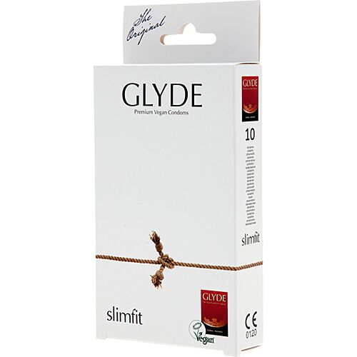 Preservativi Glyde Ultra Slimfit 10 Uds | Vegani e lubrificati