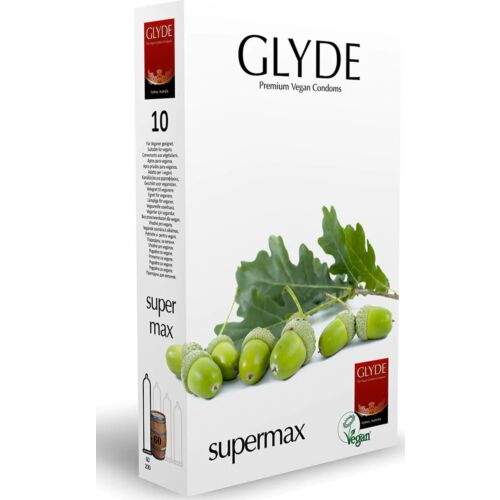 Preservativi Glyde Ultra Supermax 10 Uds - Taglia Extra Grande