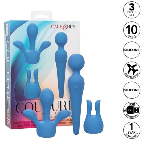 Vibratore WAND CALEXOTICS Couture Kit con 10 Vibrazioni