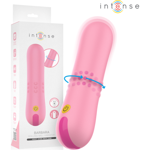 Vibratore INTENSE BARBARA con perle rotanti e vibrazione potente