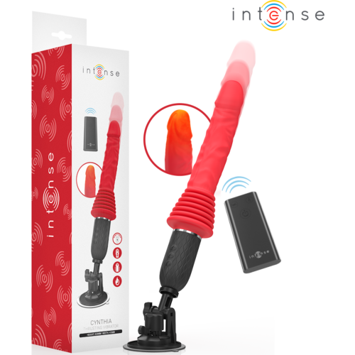 Vibratore Intense Fun Cynthia con controllo remoto e calore