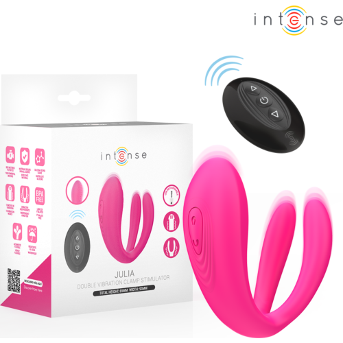 Vibratore Controllo Remoto INTENSE Julia - Stimolatore Doppio