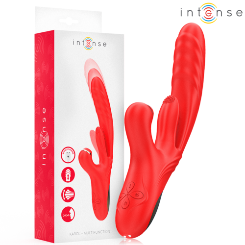 Vibratore Intense Fun Karol | Spinta, Suzione e Stimolazione.