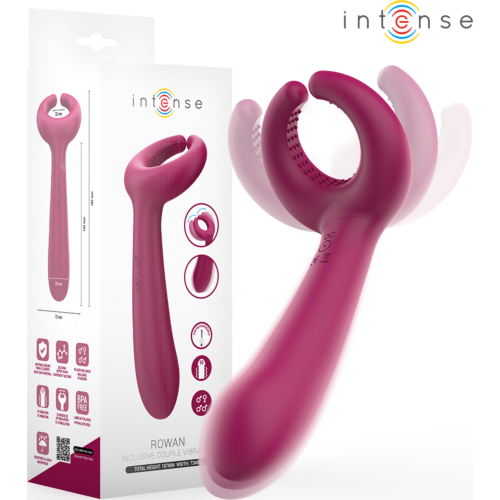 Vibratore Inclusivo Intense Rowan per Coppie con 10 Modalità