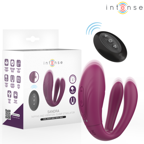 Vibratore Intense Sandra con tapping e controllo remoto