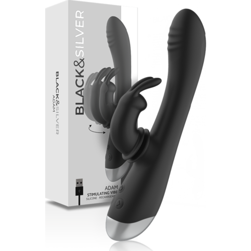 Vibratore Punto G Black&Silver Adam Rabbit