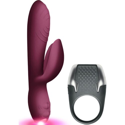 Vibratore Rabbit Climaximum Kit con Anello LED
