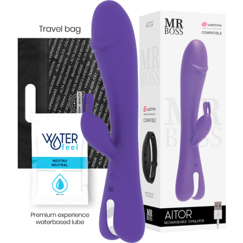 Vibratore MR. BOSS AITOR RABBIT con tecnologia Watchme
