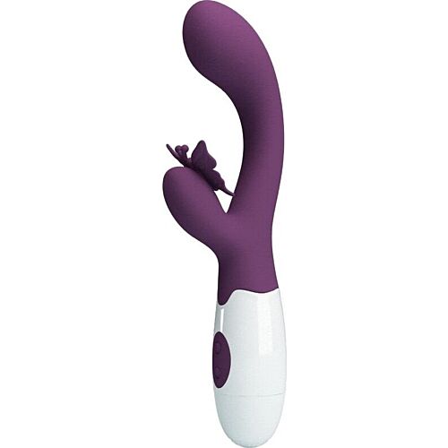 Vibratore Rabbit Pretty Love Butterfly Kiss con stimolazione clitoridea