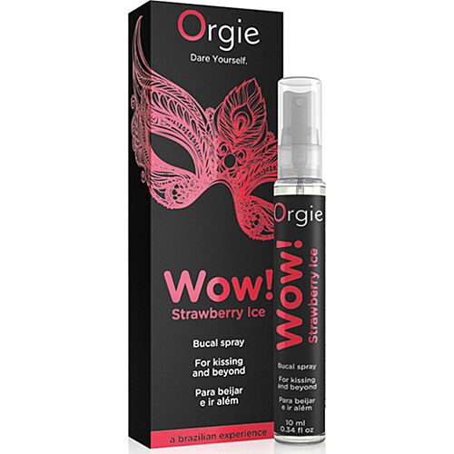 Spray orale Orgie WOW STRAWBERRY ICE con effetto fresco