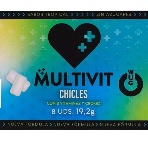 Chicle Funzionale WUG GUM MULTIVIT con melatonina e valeriana