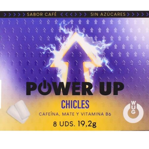 Chicco WUG GUM WUG POWER UP – Gusto caffè intenso e caffeina