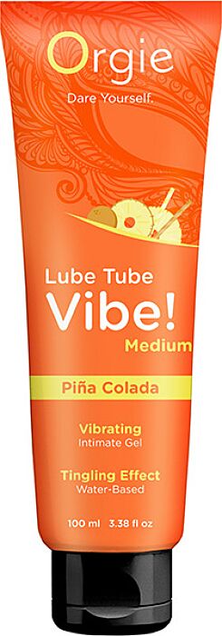 Gel Intimo Orgie Lube Tube Vibe Piña Colada con effetto vibrazione Gel Intimo Orgie Lube Tube Vibe Piña Colada con effetto vibrazione