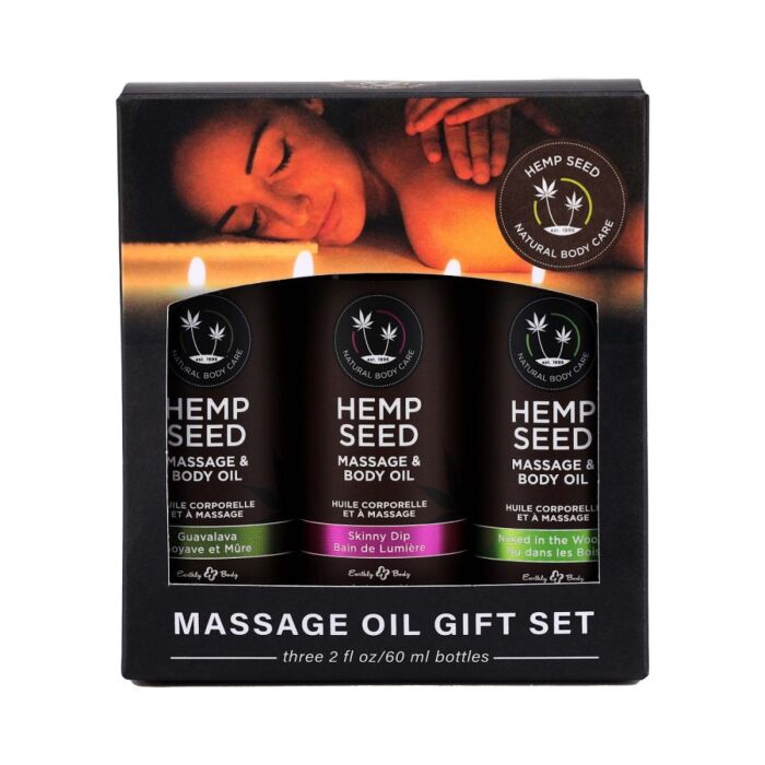 Earthly Body Massage Oil Gift Set Box Earthly Body Massage Oil Gift Set Box
