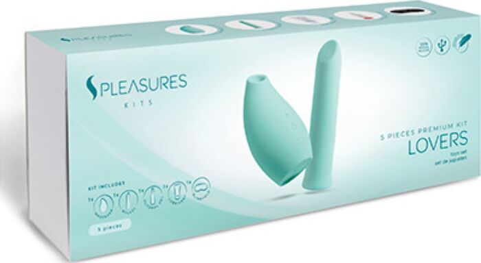 Lovers Kit S Pleasures Kits - Succionatore e Bullet