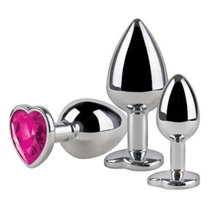 Plug anali S Pleasures Metal Metal LIA Pack da 3