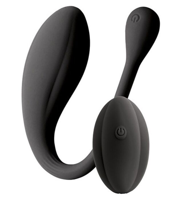 Ovetto vibrante S Pleasures Premium Line VIVIANE Black telecomandato