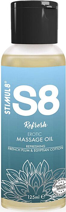 Olio da massaggio STIMUL8 S8 Refresh 125 ml