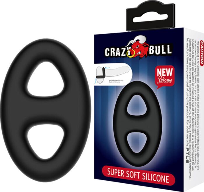 Anello Doppio Silicone Crazy Bull | Comfort e Controllo