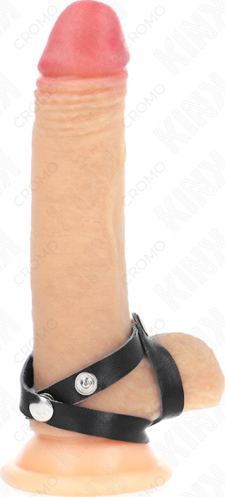 Anillo Pene KINK Cuero 39x1 cm - Placer y Control Anillo Pene KINK Cuero 39x1 cm - Placer y Control
